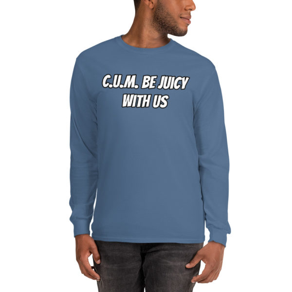 C.U.M. BE Juicy With Us Men’s Long Sleeve Shirt - Image 13