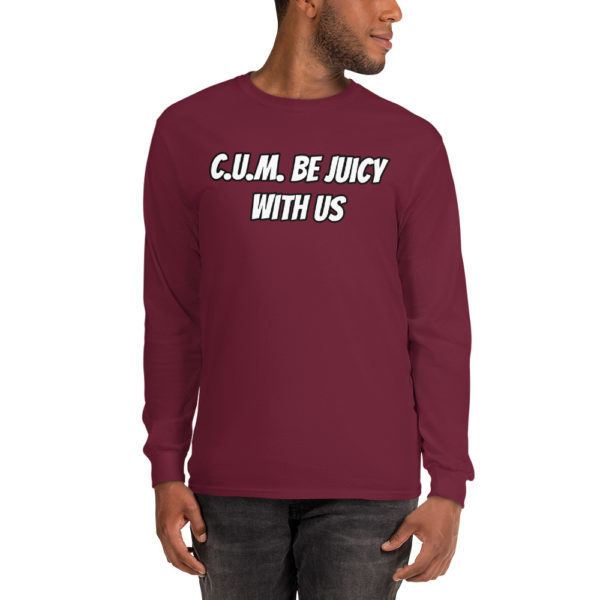 C.U.M. BE Juicy With Us Men’s Long Sleeve Shirt - Image 6