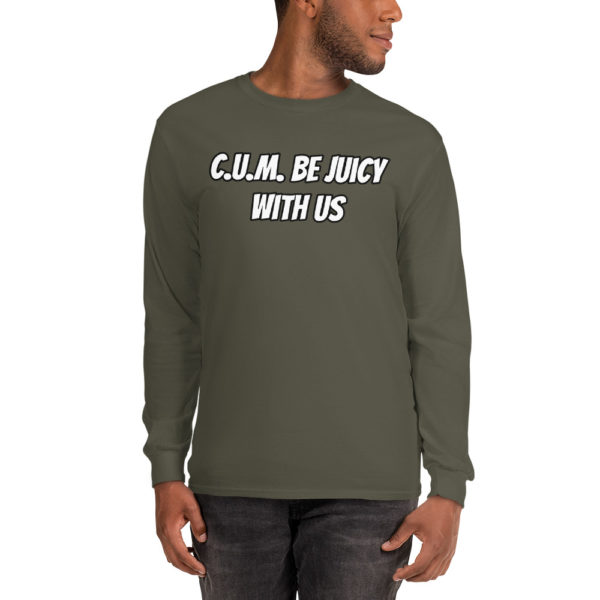 C.U.M. BE Juicy With Us Men’s Long Sleeve Shirt - Image 11