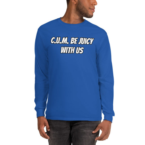 C.U.M. BE Juicy With Us Men’s Long Sleeve Shirt - Image 9